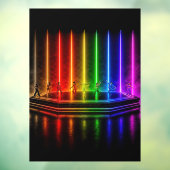 SlipperyJoe's dansvoorstelling viert Pride Raamsticker (Vel 3)