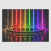 SlipperyJoe's dansvoorstelling viert Pride Tissuepapier (Voorkant)