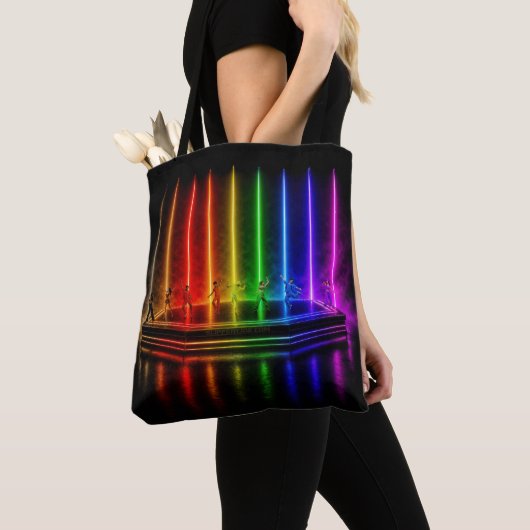SlipperyJoe's dansvoorstelling viert Pride Tote Bag (Dichtbij)