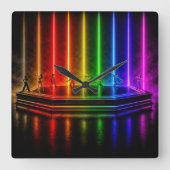 SlipperyJoe's dansvoorstelling viert Pride Vierkante Klok (Voorkant)