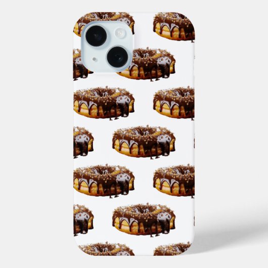 SlipperyJoe's decadent donut covered thick glossy Case-Mate iPhone Case (Achterkant)