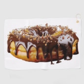 SlipperyJoe's decadent donut covered thick glossy  Golfhanddoek (Horizontaal)