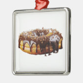 SlipperyJoe's decadent donut covered thick glossy  Metalen Ornament (Links)