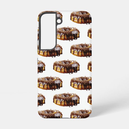 SlipperyJoe's decadent donut covered thick glossy  Samsung Galaxy Hoesje (Achterkant)