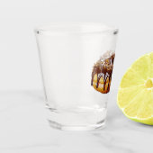 SlipperyJoe's decadent donut covered thick glossy  Shot Glas (Links)