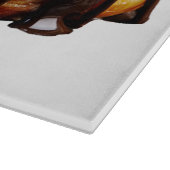 SlipperyJoe's decadent donut covered thick glossy Snijplank (Hoek)