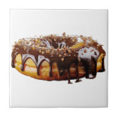 SlipperyJoe's decadent donut covered thick glossy  Tegeltje (Voorkant)