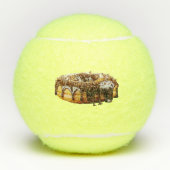 SlipperyJoe's decadent donut covered thick glossy  Tennisballen (Voorkant)