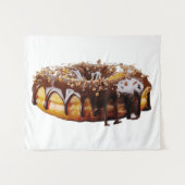 SlipperyJoe's decadent donut covered thick glossy  Wandkleed (Voorkant (horizontaal))