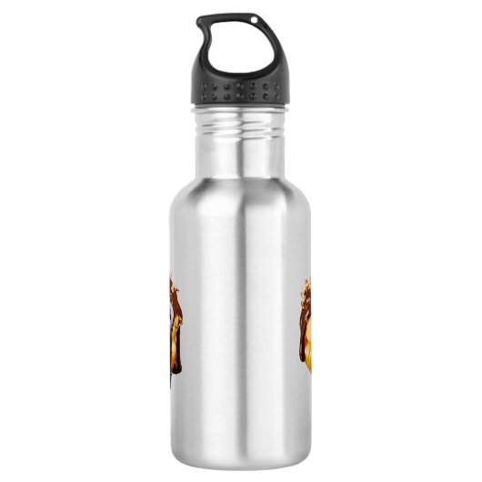 SlipperyJoe's decadent donut covered thick glossy  Waterfles (Achterkant)