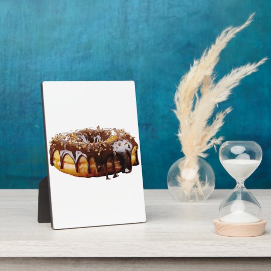 SlipperyJoe's decadente donut bedekt dikke glanzen Fotoplaat (Zijkant)