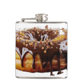 SlipperyJoe's decadente donut bedekt dikke glanzen Heupfles (Voorkant)