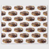 SlipperyJoe's decadente donut bedekt met dikke gla Cadeaupapier (Vlak)