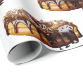 SlipperyJoe's decadente donut bedekt met dikke gla Cadeaupapier (Rol Hoek)