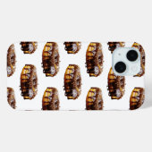 SlipperyJoe's decadente donut bedekt met dikke gla Case-Mate iPhone Case (Achterkant (horizontaal))