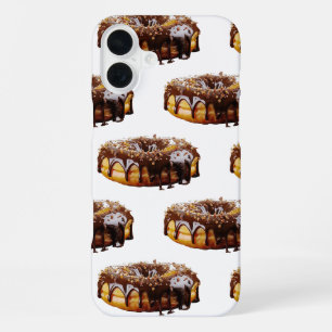 SlipperyJoe's decadente donut bedekt met dikke gla iPhone 16 Plus Hoesje