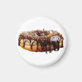 SlipperyJoe's decadente donut bedekt met dikke gla Magneet (Voorkant)