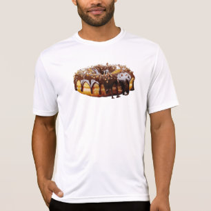 SlipperyJoe's decadente donut bedekt met dikke gla T-shirt