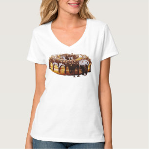 SlipperyJoe's decadente donut bedekt met dikke gla T-shirt