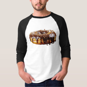 SlipperyJoe's decadente donut bedekt met dikke gla T-shirt