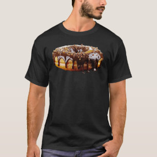 SlipperyJoe's decadente donut bedekt met dikke gla T-shirt
