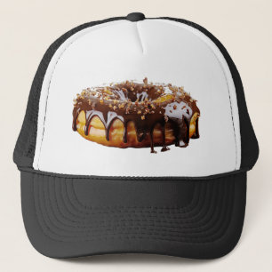 SlipperyJoe's decadente donut bedekt met dikke gla Trucker Pet