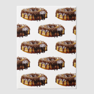 SlipperyJoe's decadente donut bedekt met dikke gla Vellum Uitnodigingen