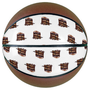 SlipperyJoe's decadente meerlagige chocoladetaart Basketbal