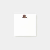 SlipperyJoe's decadente meerlagige chocoladetaart Post-it® Notes (Voorkant)