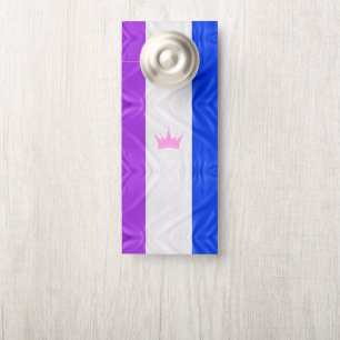 SlipperyJoe's dragcultuur trots vlag paarse geest Deurhanger