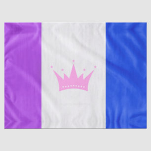 SlipperyJoe's dragcultuur trots vlag paarse geest Tissuepapier