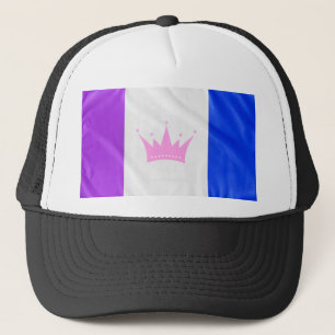 SlipperyJoe's dragcultuur trots vlag paarse geest Trucker Pet