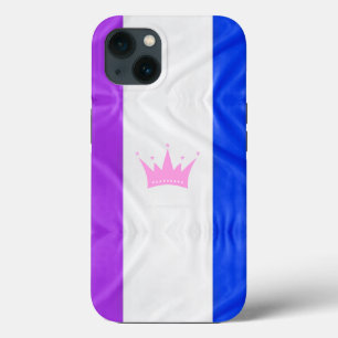 SlipperyJoe's dragcultuur trotsvlag paarse geest Case-Mate iPhone Case