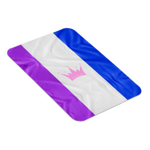 SlipperyJoe's dragcultuur trotsvlag paarse geest Magneet