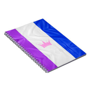 SlipperyJoe's dragcultuur trotsvlag paarse geest Notitieboek