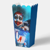 SlipperyJoe's dreigende clown Happy Halloween rood Bedankdoosjes (Achterkant)
