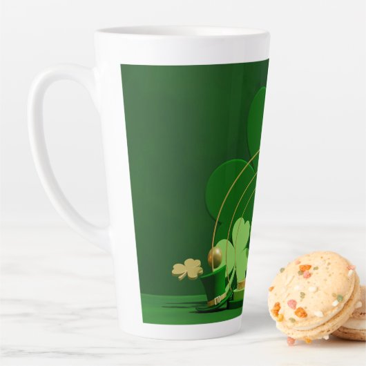 SlipperyJoe's drie-bladklaver uit Saint Patrick's Latte Mok (In situ)