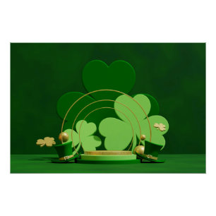 SlipperyJoe's drie-bladklaver uit Saint Patrick's Perfect Poster