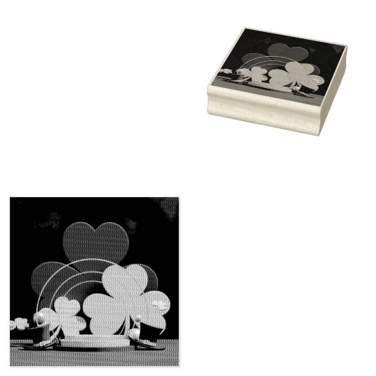 SlipperyJoe's drie-bladklaver uit Saint Patrick's  Rubberstempel (Gestempeld)