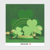SlipperyJoe's drie-bladklaver uit Saint Patrick's Sticker (Vel)