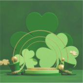 SlipperyJoe's drie-bladklaver uit Saint Patrick's  Sticker (Voorkant)