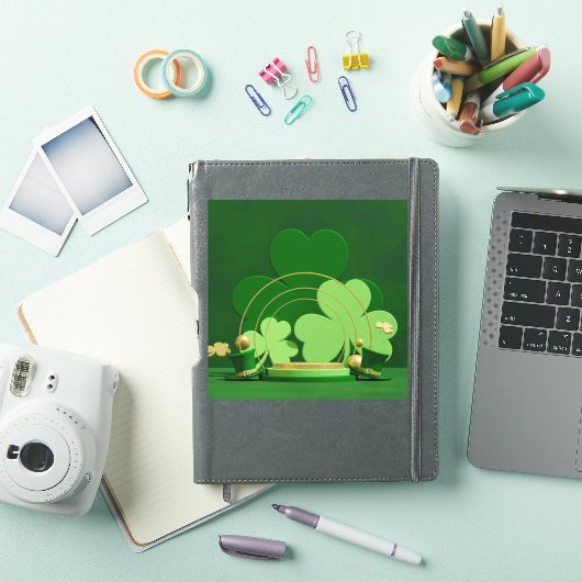 SlipperyJoe's drie-bladklaver uit Saint Patrick's Sticker (iPad Cover)