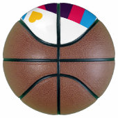 SlipperyJoe's driekleurige polyamorie trotsvlag dr Basketbal (Rechts)