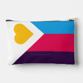 SlipperyJoe's driekleurige polyamorie trotsvlag dr Etui (Achterkant)