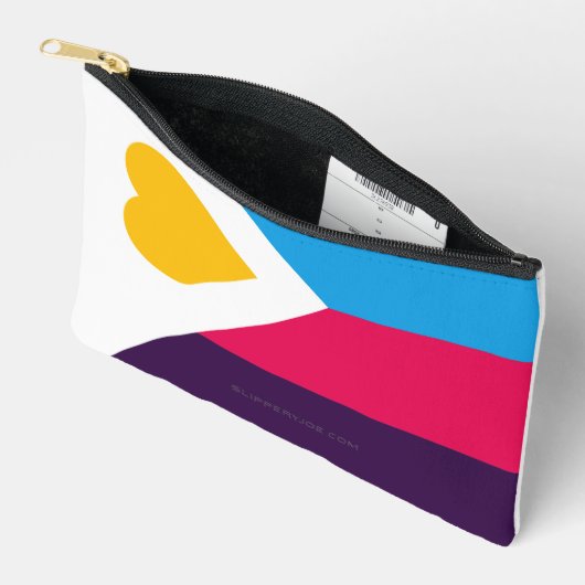 SlipperyJoe's driekleurige polyamorie trotsvlag dr Etui (Open)