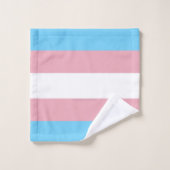 SlipperyJoe's driesporenpride vlag diversiteitspro Bad Handdoek (Wasdoekje)