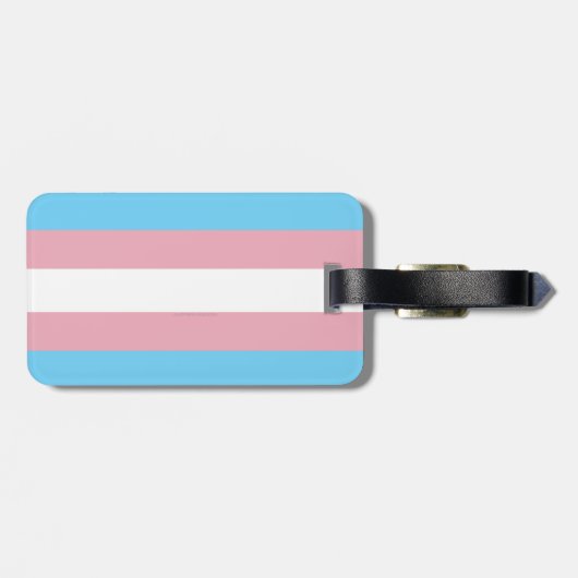 SlipperyJoe's driesporenpride vlag diversiteitspro Bagagelabel (Achterkant horizontaal)