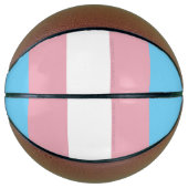 SlipperyJoe's driesporenpride vlag diversiteitspro Basketbal (Voorkant)