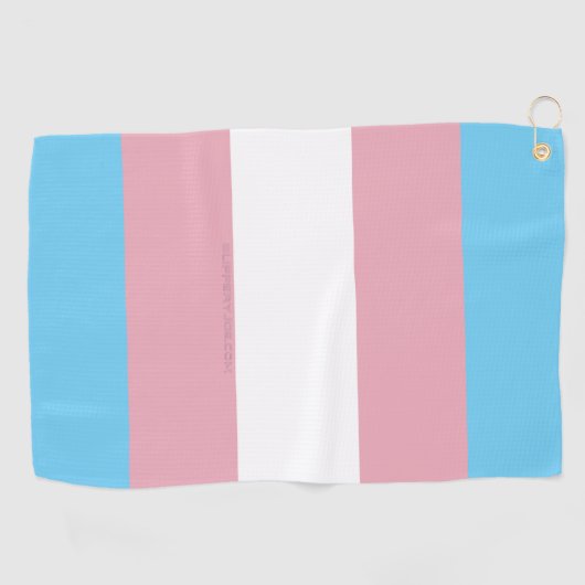 SlipperyJoe's driesporenpride vlag diversiteitspro Golfhanddoek (Horizontaal)