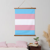 SlipperyJoe's driesporenpride vlag diversiteitspro Hangend Wandkleed (Slaapkamer)